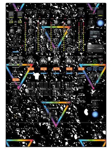 Pioneer DJ DJM 900 NEXUS 2 Skin Minimal Rainbow